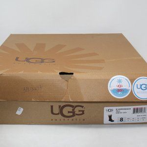 Women UGG Adirondack Tall Boot Chestnut Waterproof 100% Authentic Size 8